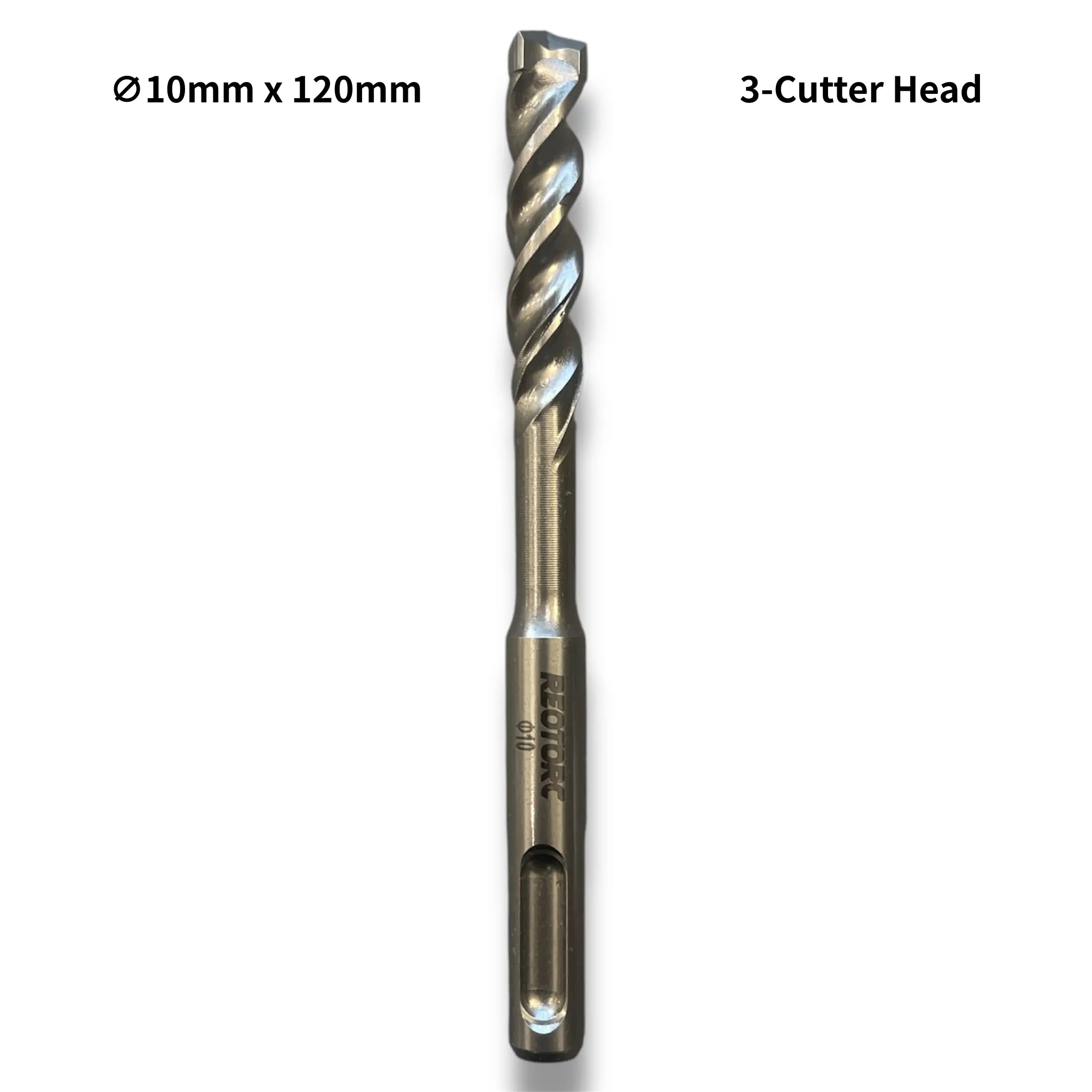 10mm 3-Cutter Head SDS-Plus Hammer Drill Bits