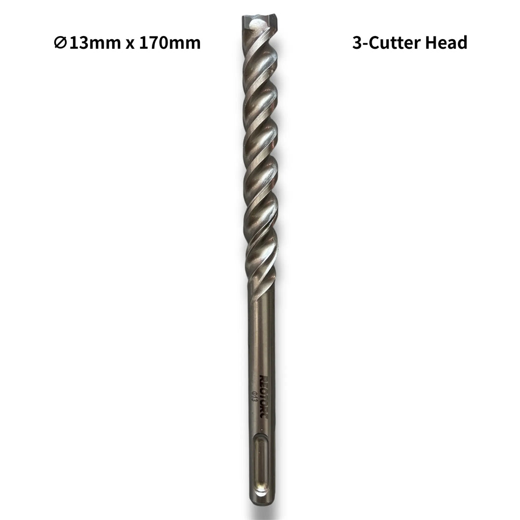 13mm 3-Cutter Head SDS-Plus Hammer Drill Bits