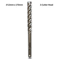 13mm 3-Cutter Head SDS-Plus Hammer Drill Bits