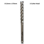 13mm 3-Cutter Head SDS-Plus Hammer Drill Bits