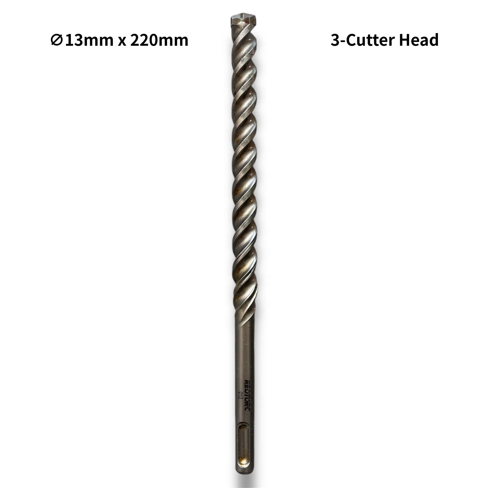 13mm 3-Cutter Head SDS-Plus Hammer Drill Bits
