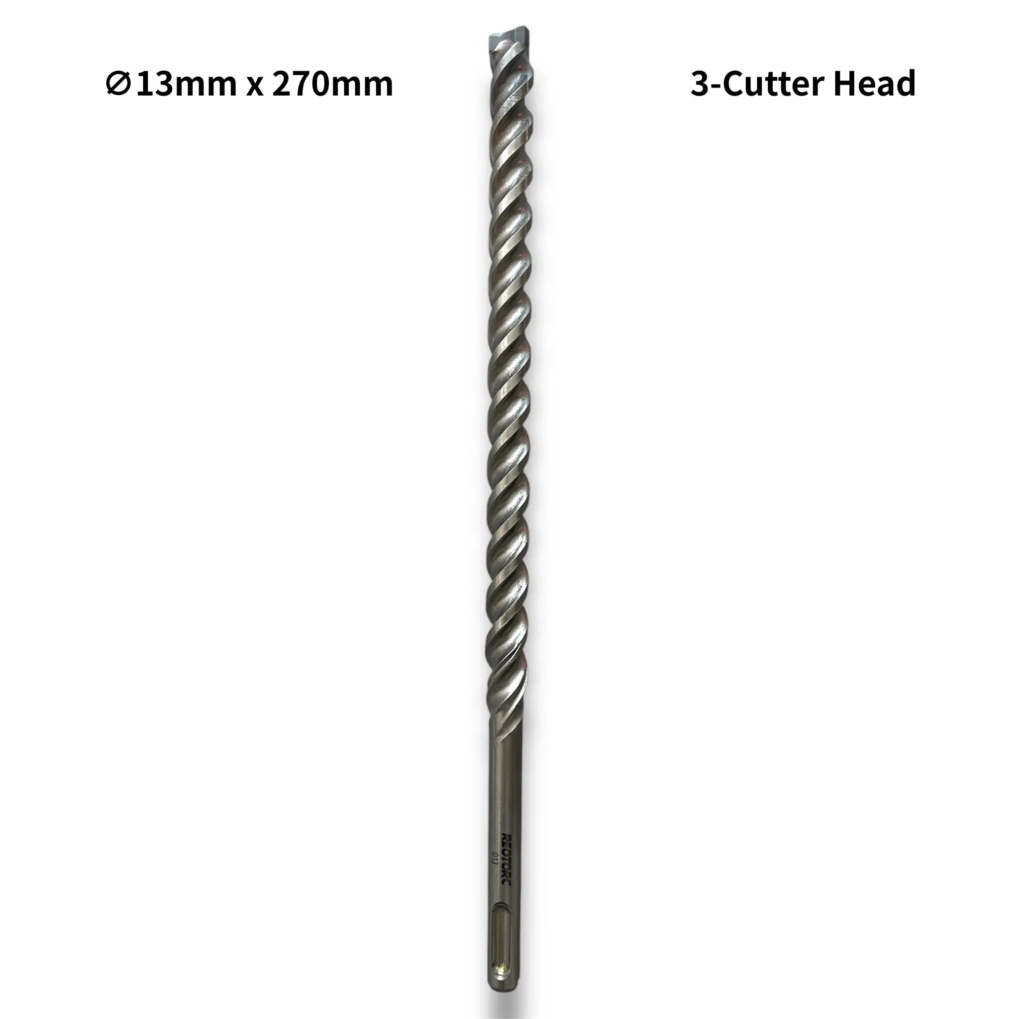 13mm 3-Cutter Head SDS-Plus Hammer Drill Bits