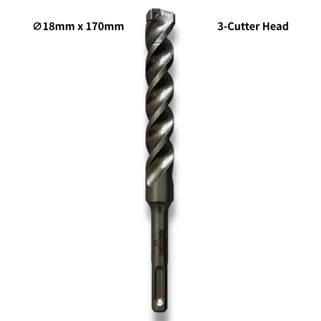 18mm 3-Cutter Head SDS-Plus Hammer Drill Bits