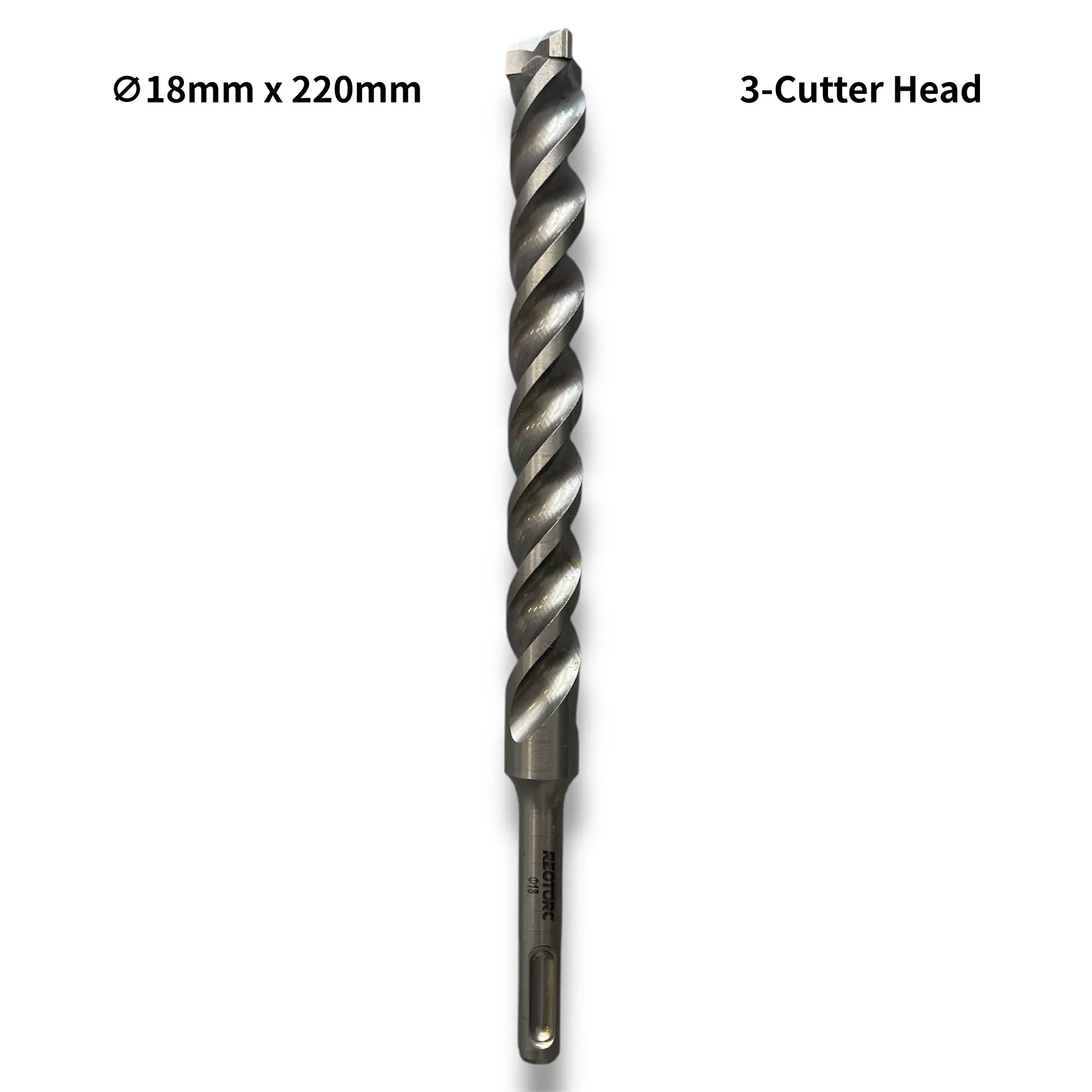 18mm 3-Cutter Head SDS-Plus Hammer Drill Bits