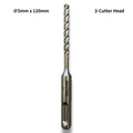 5mm 3-Cutter Head SDS-Plus Hammer Drill Bits