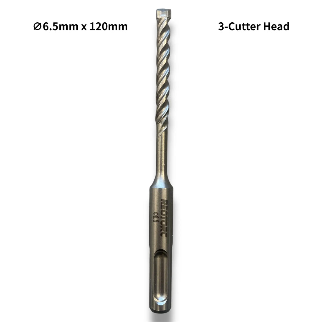 6.5mm 3-Cutter Head SDS-Plus Hammer Drill Bits