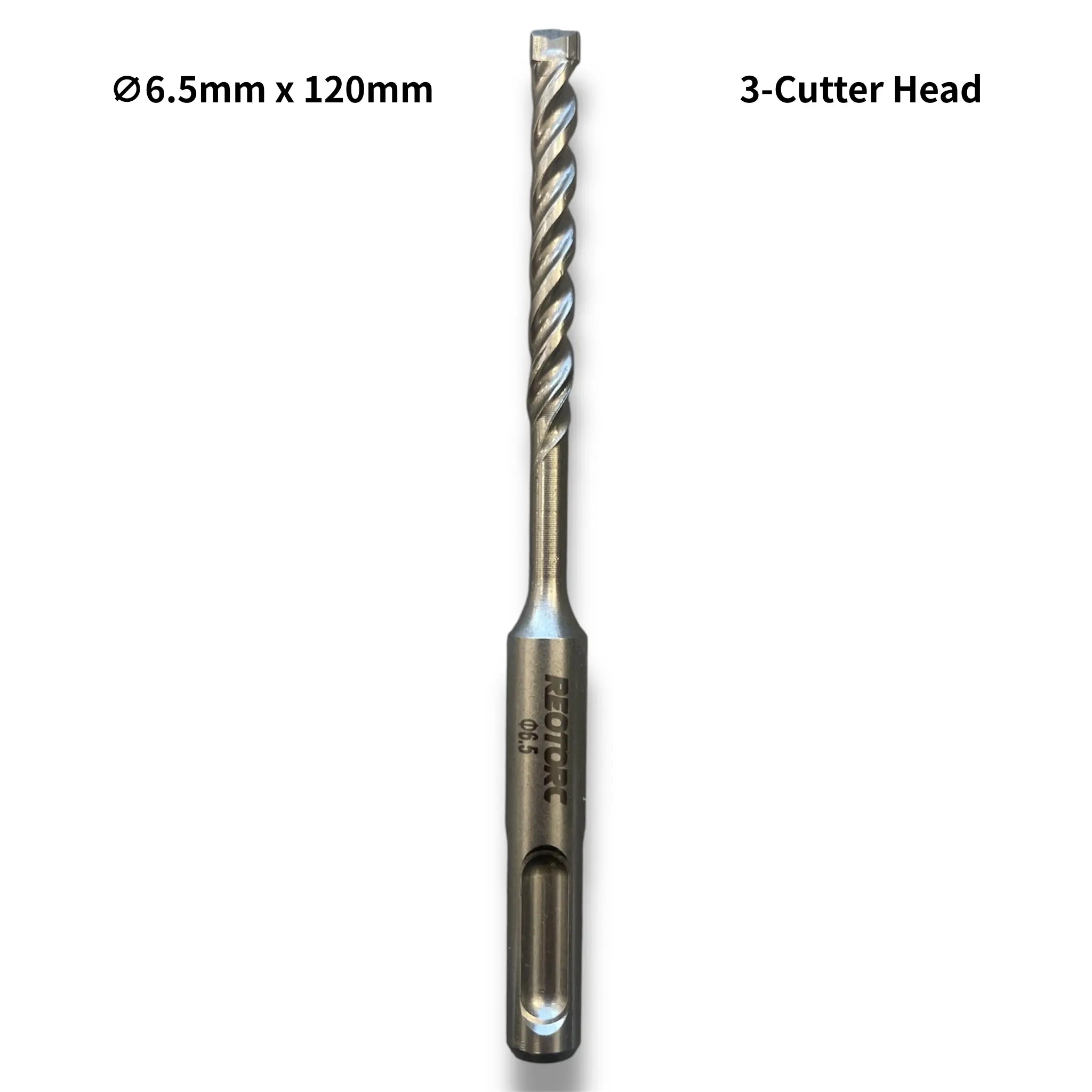 6.5mm 3-Cutter Head SDS-Plus Hammer Drill Bits