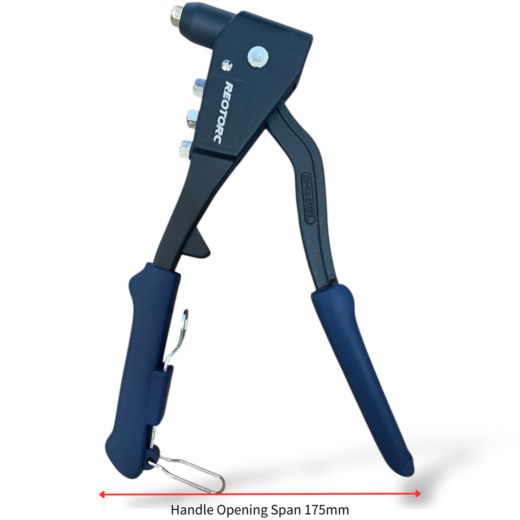 REOTORC hand riveter 265mm length with 175mm handle opening span