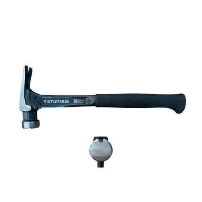 STURNUS short handle hammer in graphite color with smooth face