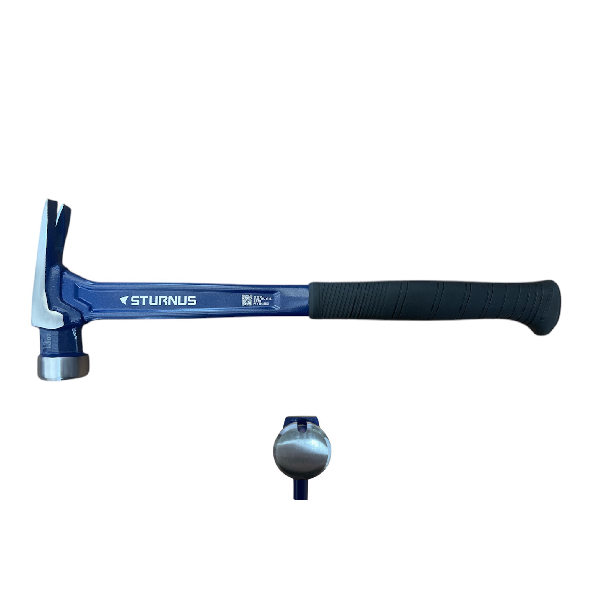 STURNUS long handle hammer in deep blue color with smooth face